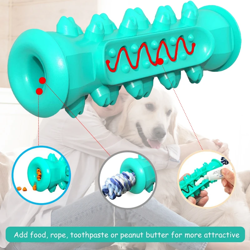 Dog Toy Teething Stick Chewable Teeth Cleaning Bones Dog