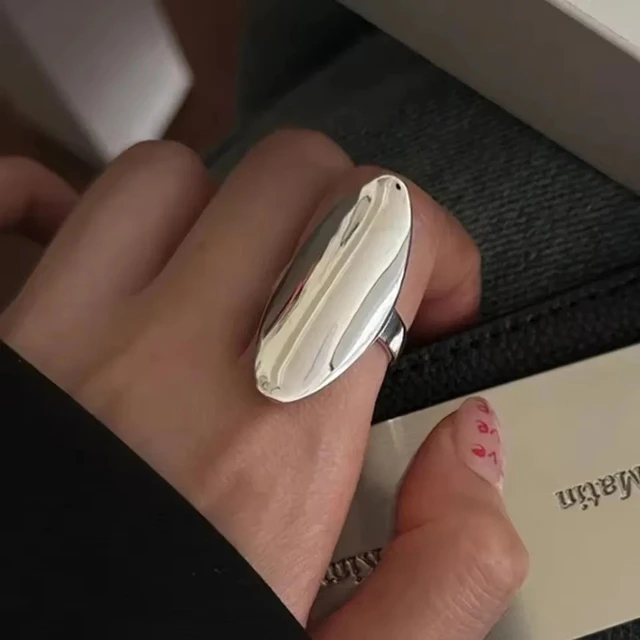 Bague Girlbible en argent sterling 925 pour femme, couple, minimaliste, faite à la main, rétro, avec pierre noire, bijoux de fête, cadeau, anti-allergie
