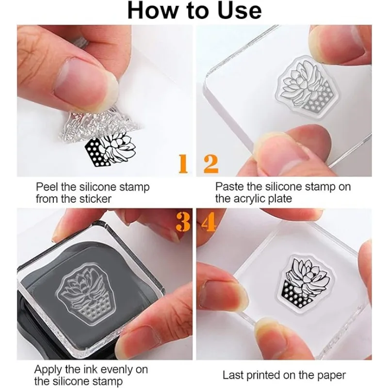 1pcs Cactus Clear Stamps Silicone Stamp Seal Card Making Decoration and DIY Scrapbooking 6.34 x 5.83 x 0.28 inches clear stamps clear rubber stamps