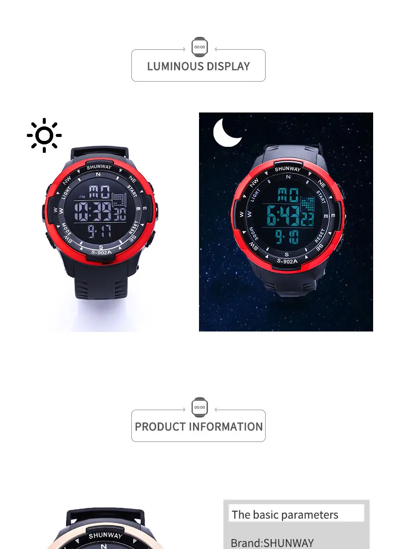 2022 Men's Watch Fashion Sport Watches Mens Watches Stopwatch Alarm clock Chronograph Waterproof Multifunction Wristwatch Men