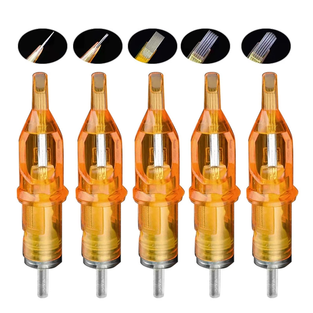 

10PCs Disposable Tattoo Cartridge Needles Tattoo Makeup 3RL/5RL/7RL/9RL/5M1/7M1/9M1/5RS/7RS/9RS for Microblading Tattoo Machine