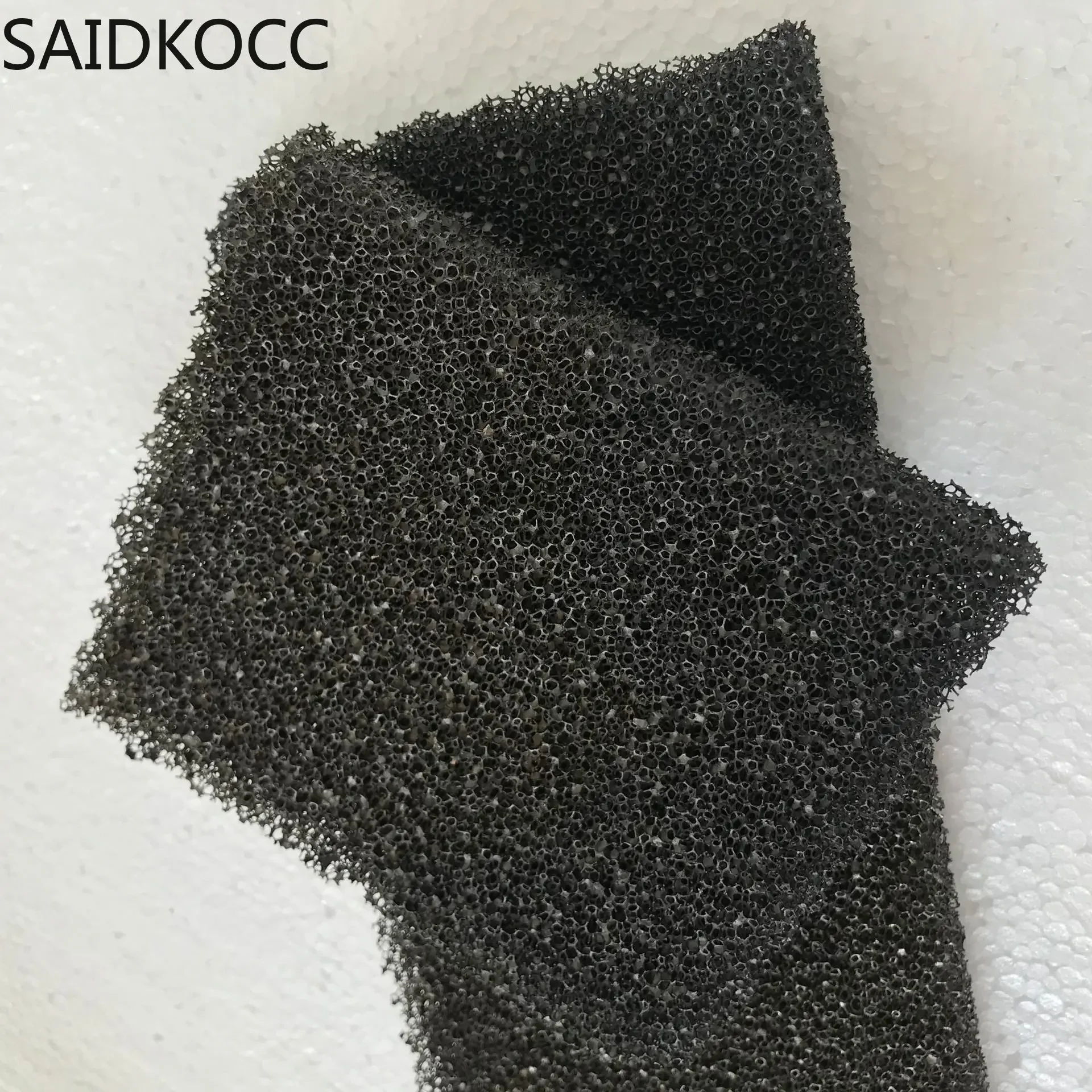 SAIDKOCC RVC Reticulated Glass Carbon Sponge Three-dimensional Scientific Research Foam Carbon Electrode Application
