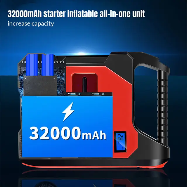 4 In1 Car Jump Starter with Air Compressor 3