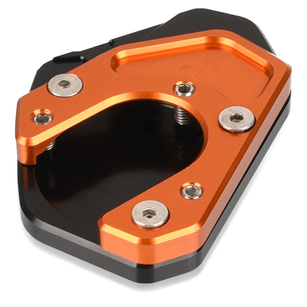 Kickstand Side Stand Enlarger Foot Stand Extension Pad Plate Base for 990 Adventure R S 2006 2007 2008 2009 2010 2011 2012 motorcycle kickstand extender motorcycle kickstand pad motorcycle kickstand