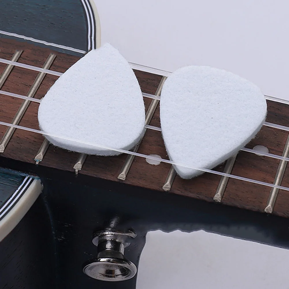 

5pcs/lot Ukulele Pick Colorful Soft Felt Picks Special-shaped Felt Pad Picks Guitar Musical Instrument Accessories For Concert