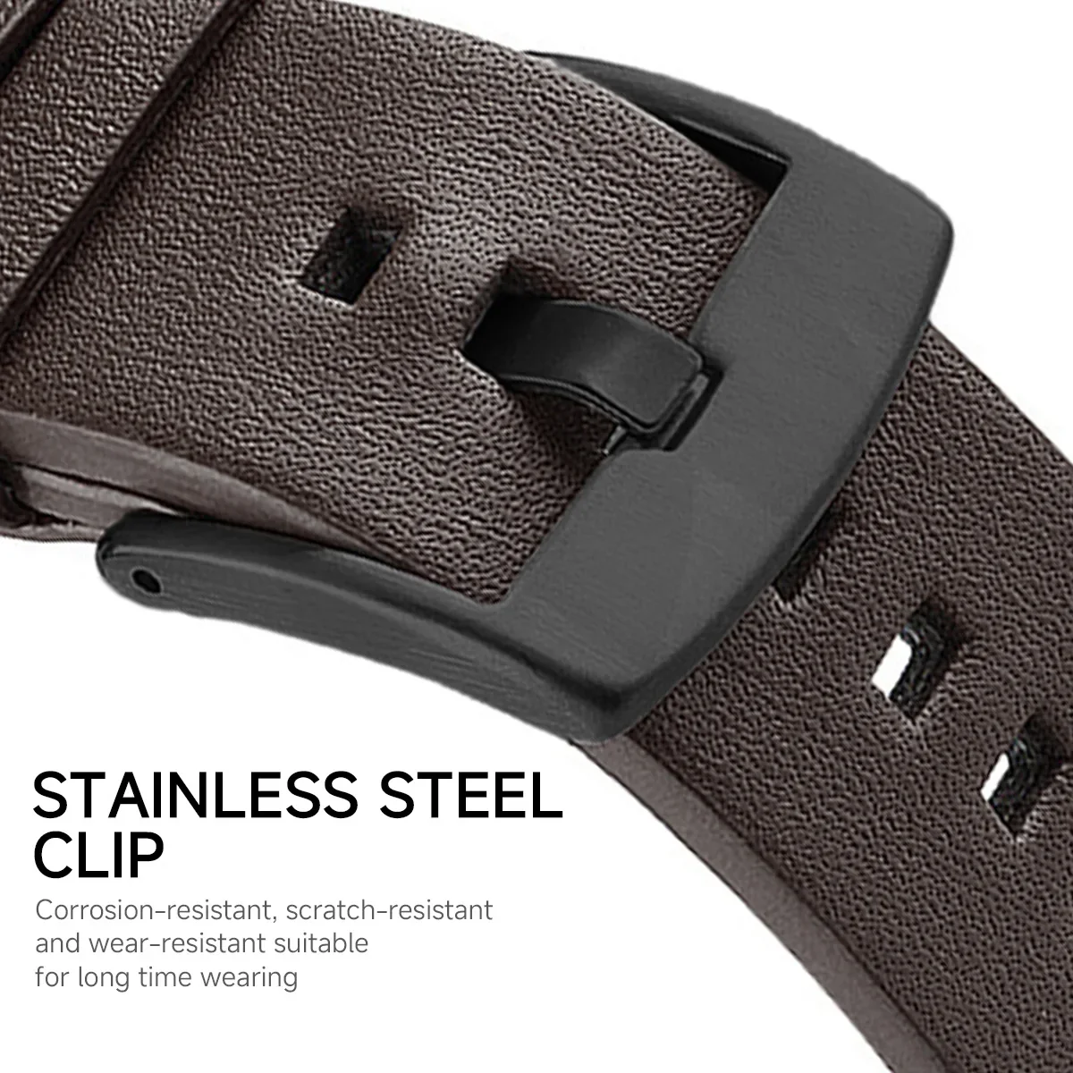 Premium Leather Quick-Fit Watch Strap – Enhanced Comfort & Style