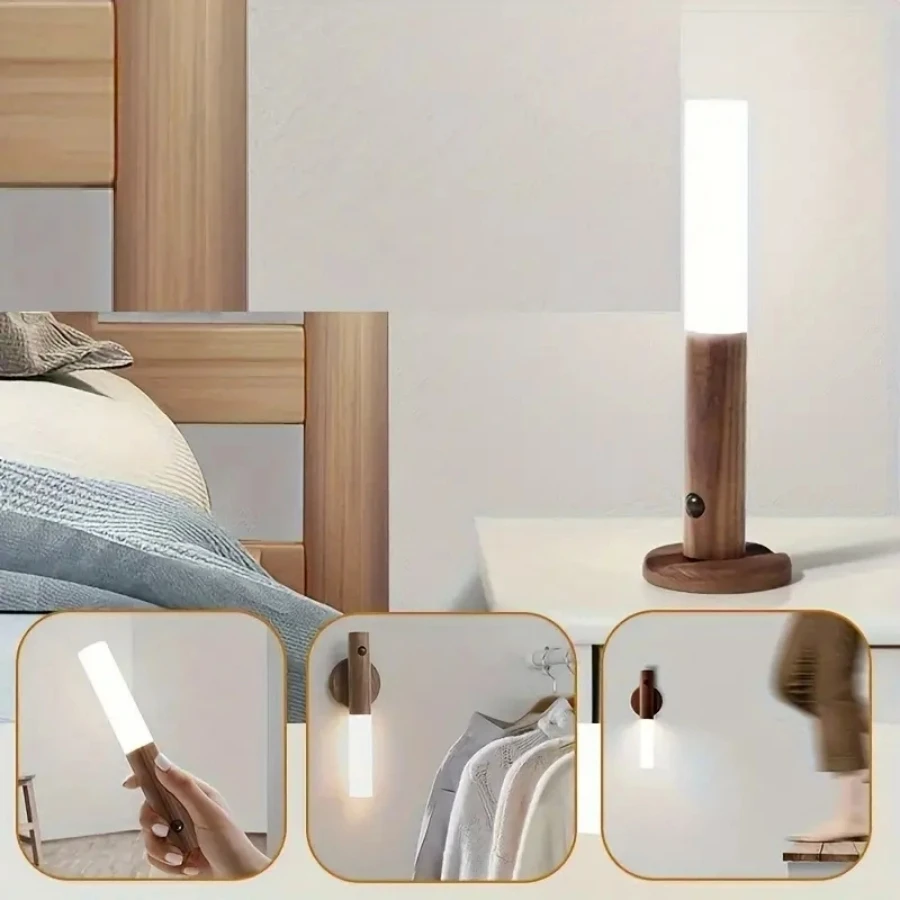 모던 크리에이티브 실내 LED 벽 램프, USB 충전 지능형 LED 조명, 1 PC