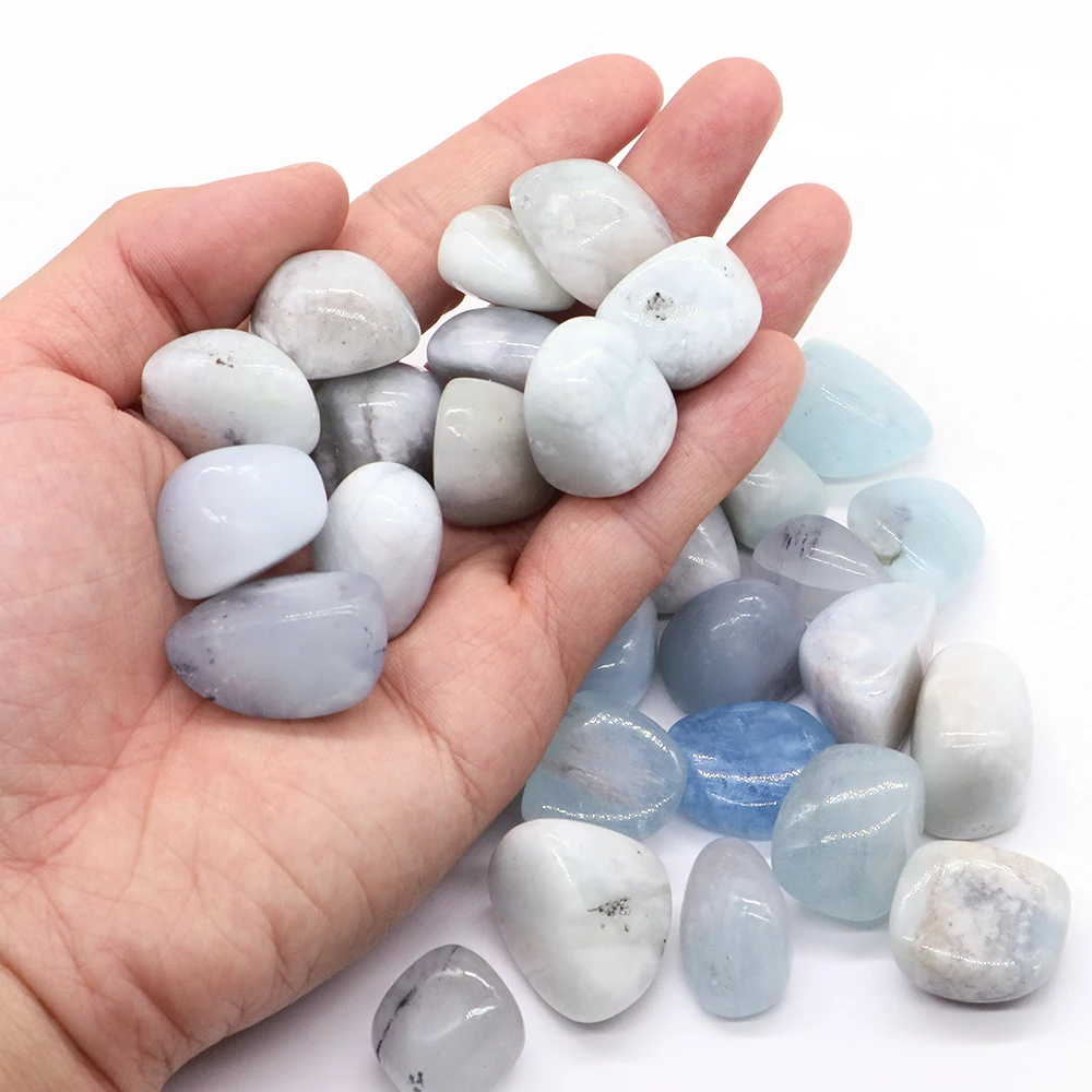 Natural Aquamarine Quartz Crystals And Healing Stones Tumbled Bulk Gem Mineral Specimen Gemstone Home Aquarium Decoration