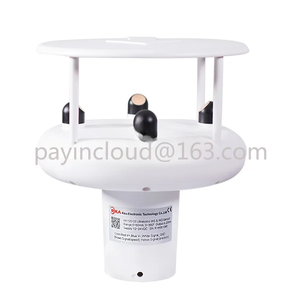 

Rika RK120-03High Accuracy Weather Station Ultrasonic Wind Speed Direction Sensor Wind