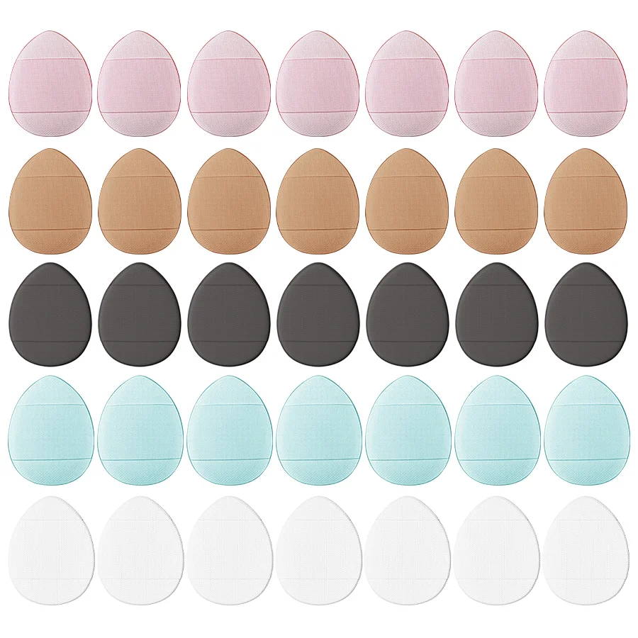 12/35pcs High-end Thick Version Finger Makeup PUFF Suitable for Base Makeup and Fixing Makeup Portable and Practical 6
