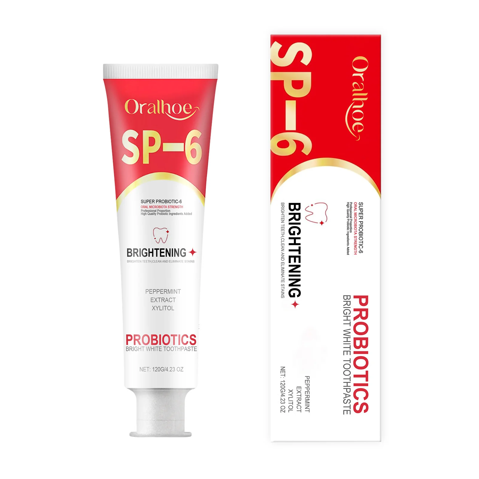 Sp-6 Probiotic Toothpaste Whiten Clean Teeth Remove Stains Oral Care Management Fresh Breath 120g teeth whitening essence,teeth whitening product,teeth health product