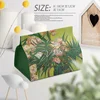 Ins Oil Painting Paper Box Leather Tissue Cover Car Creative Desktop Student Dormitory Office Storage for Living Room Bedroom 3