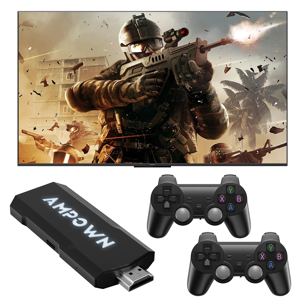 GD20 Game Console 4K 60fps Low Latency Output Ultra TV Game Stick Portable Retro Console Built-in 70K