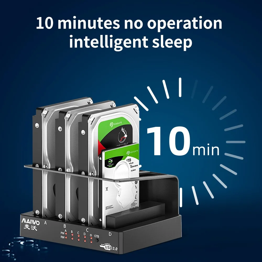 MAIWO Bay Hard Drive Enclosure Sata to USB External Multi