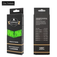 Ice Hockey Shoelaces Box-Packed Ice Hockey Skate Laces 84/96/108/120in Dual Layer Braid Extra Reinforced Shoelace 1