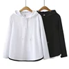 Plus Size Hoodie Sweatshirt Casual Korean Style Color Block Spring New Arrival for plus Size Women Comfortable Outerwear