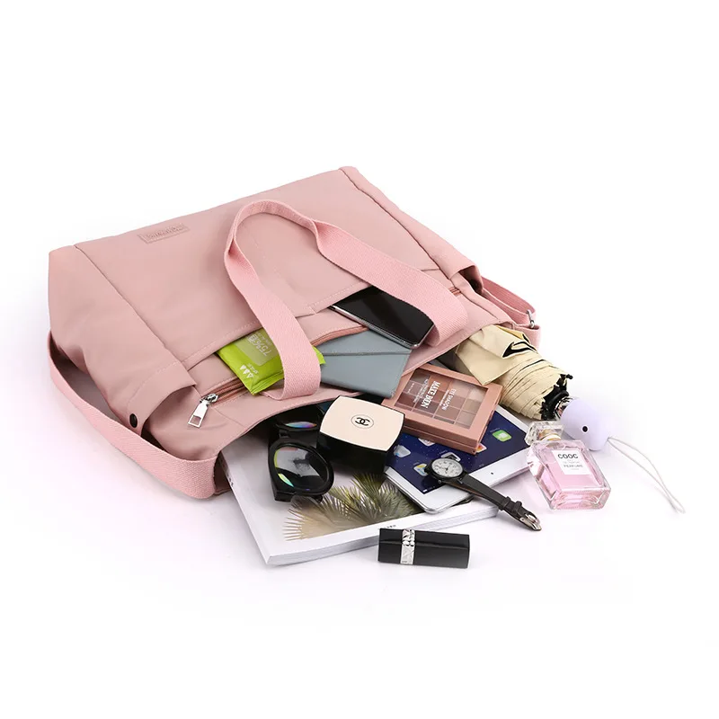 Borsa da donna a tracolla in nylon, grande capacità, leggera, per maternità, pannolini, neonati, per la mamma, da viaggio, dropshipping - immagine 4