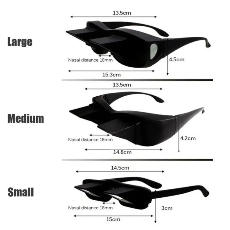 VIKEFON Prism Spectacles Reading Glasses Horizontal Use Responsive Design