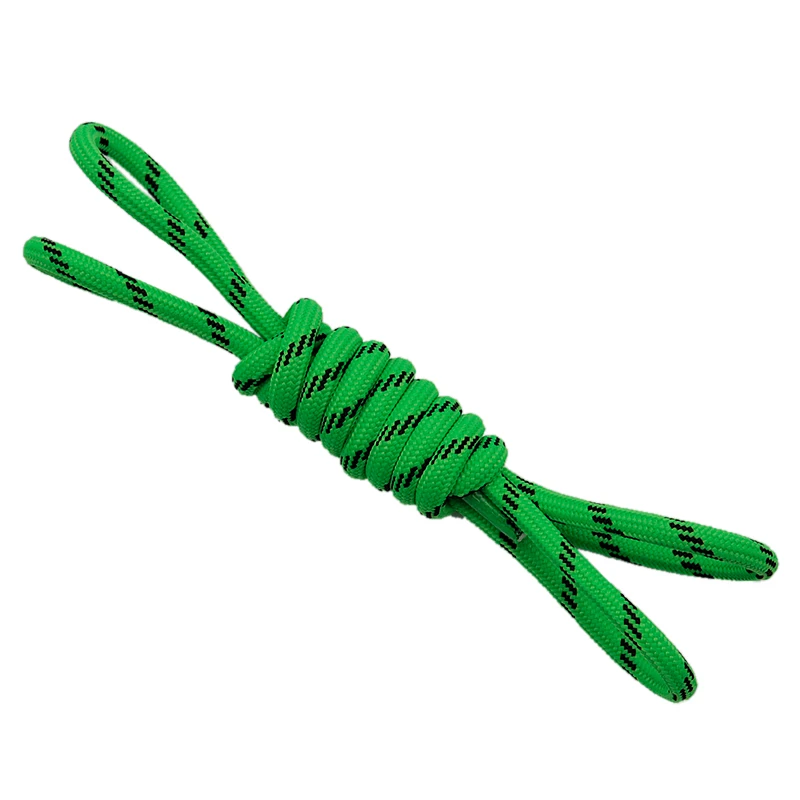 Weiou Lace 5MM Shoe Accessory Luxury Green Rope Environmental Polyester Sneaker Canvas String Nice Selection For Drop Shipping
