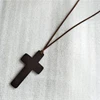 Wood for Cross Pendants Necklace Natural Wooden Christian Crosses Suitable for Men Women Crafts Jewelry Projects Decorat - Image 5