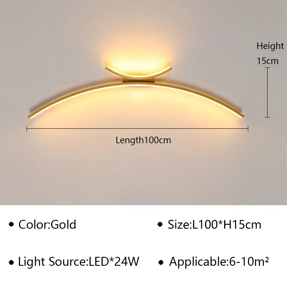 Gold 1pc 100cm