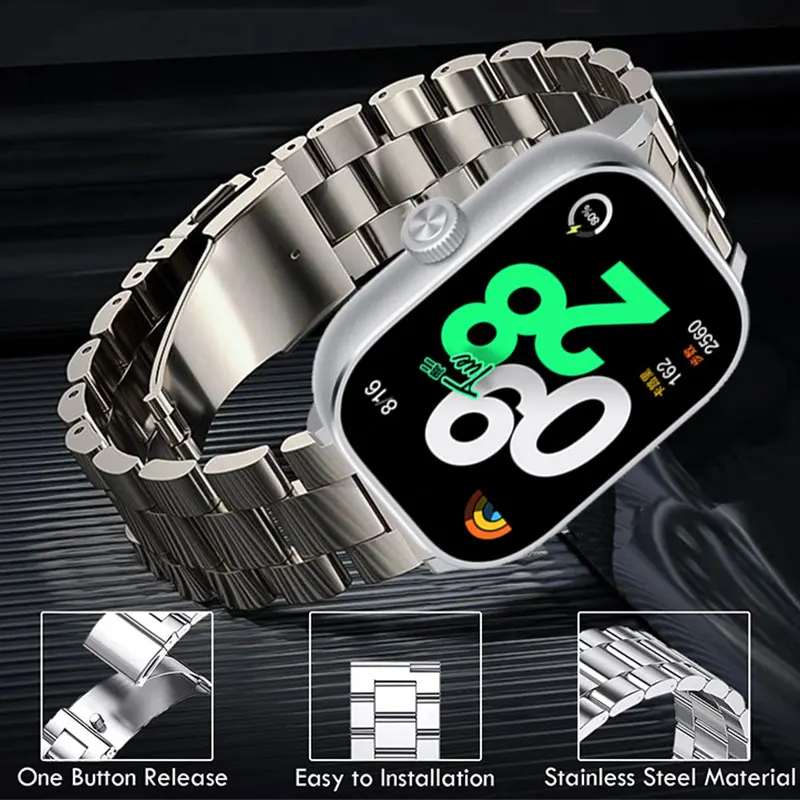 Stainless Steel Metal Strap Replacement Bracelet