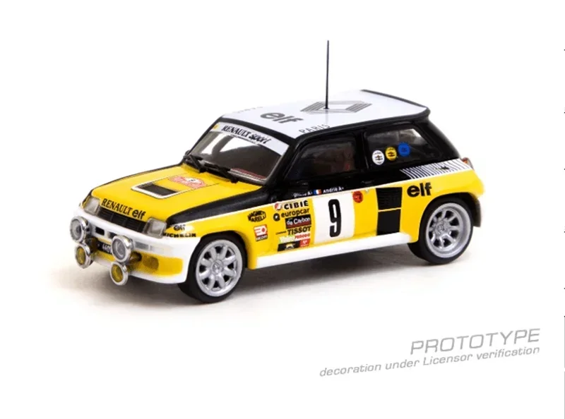 

Tarmac Works 1:64 5 Turbo Monte Carlo Rally 1981 Winner Diecast Model Car