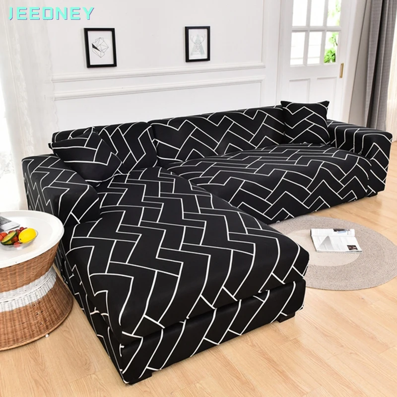 

Extendable Sofa Couch Cover Universal Elastic Slipcovers Chair Protector L Shape Anti-dust Machine Washable 1 2 3 4 Seaters
