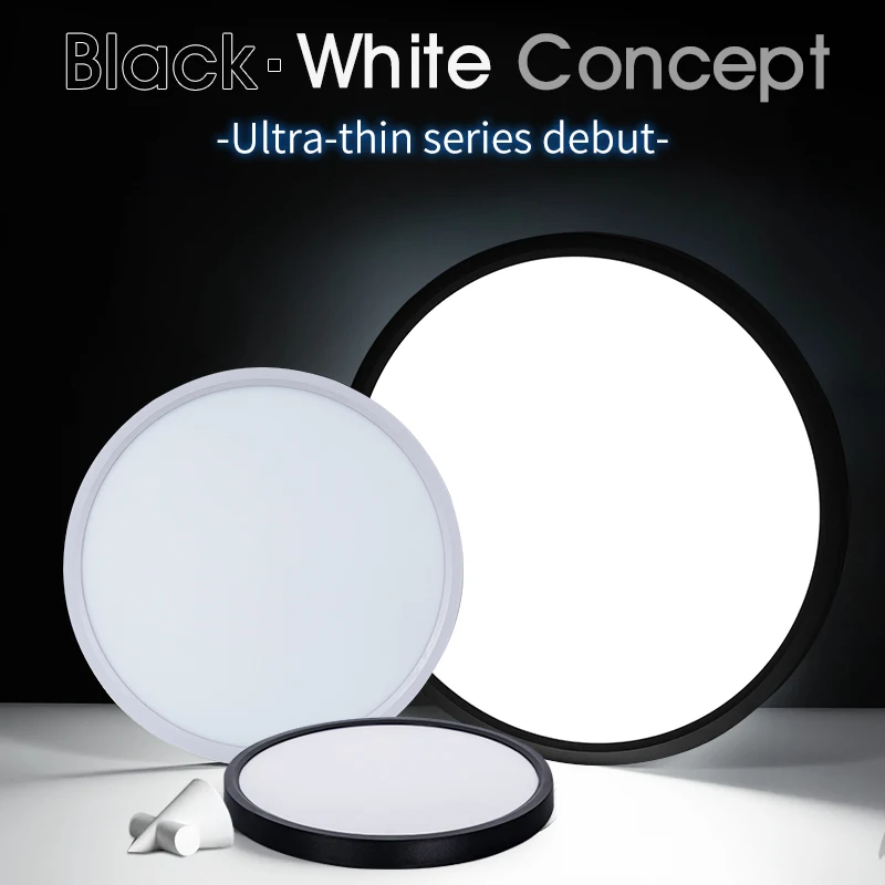 Ultra-thin Led Ceiling Light 20inch Large for Living Room Brightness Dimmable AC85-265V Panel Light for Room