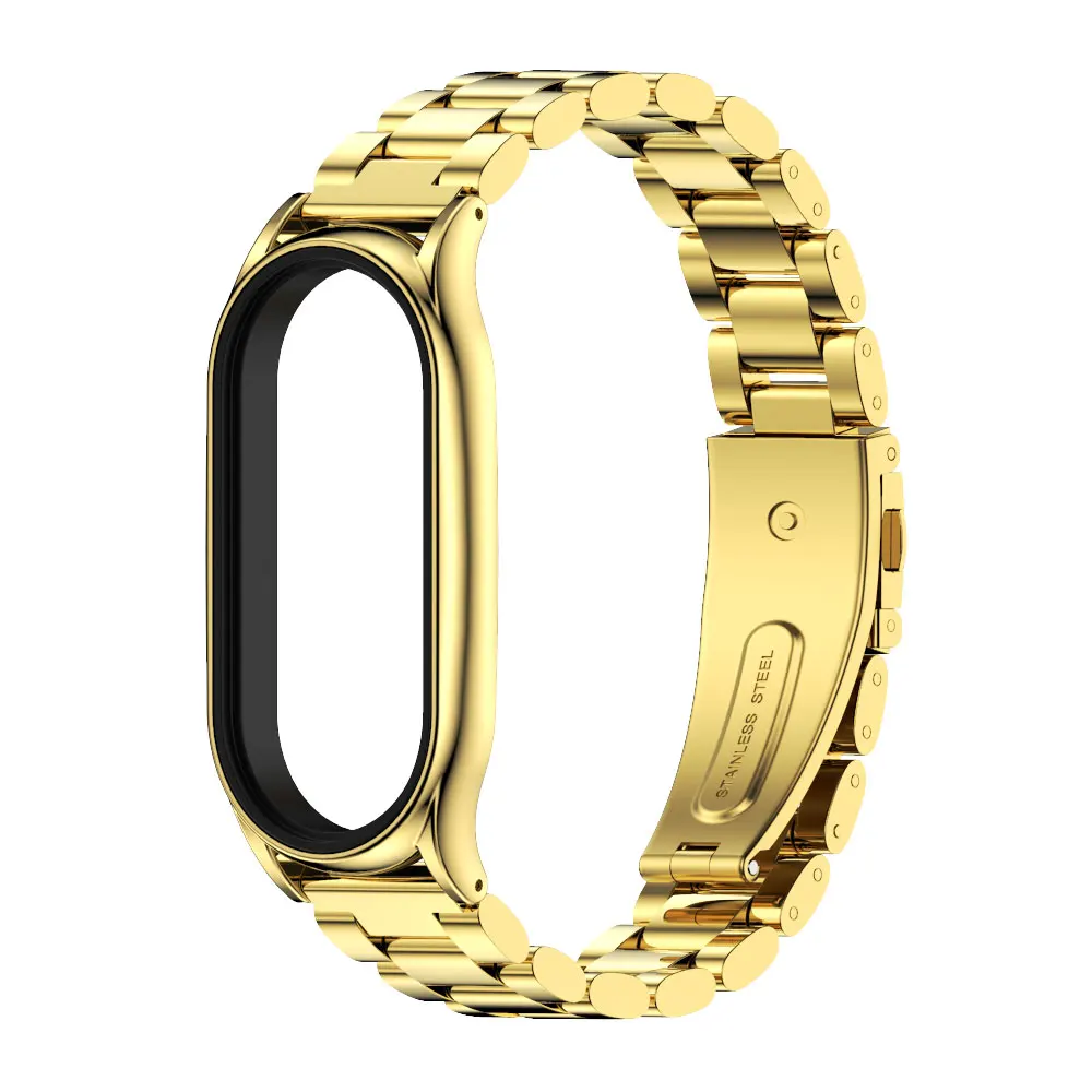 Premium Stainless Steel Watchband Bracelet - Adjustable Metal Wrist Strap