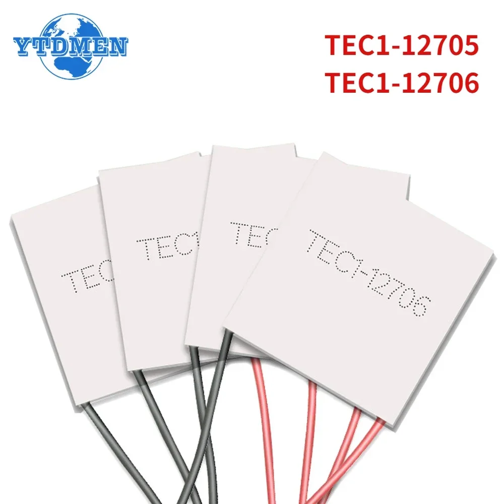 TEC1-12706 12705 12706 Thermoelectric Cooler Peltier 1PCS 40*40mm 12V Cooling Peltier Elemente Module