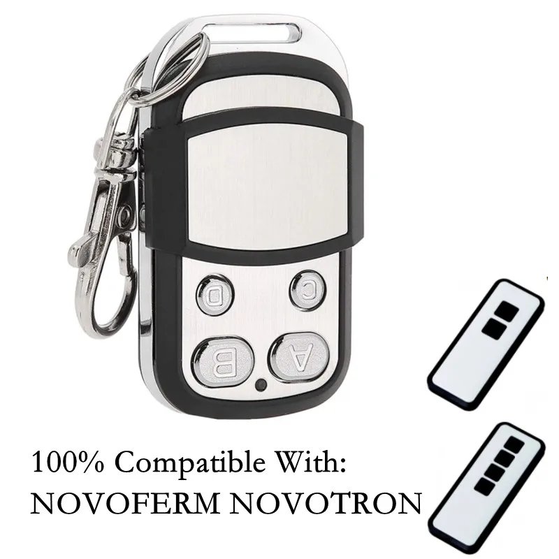 

NOVOFERM NOVOTRON 502 MAX43-2, 504 MAX43-4 433.92mhz Garage Remote Control NOVOFERM MNHS433-02 MNHS433-04 MINI-NOVOTRON 522 524