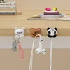 Desktop Cute Cable Organizers Holder Clip Desk Tidy Organiser SelfAdhesive Wall Mounted Cable Management Office Wire Cord Holder 1