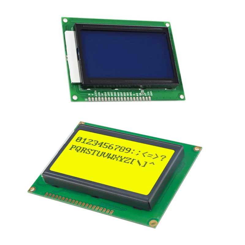 

LCD 12864 Module Blue Yellow screen 128*64 LCD Display Module Controller 5V