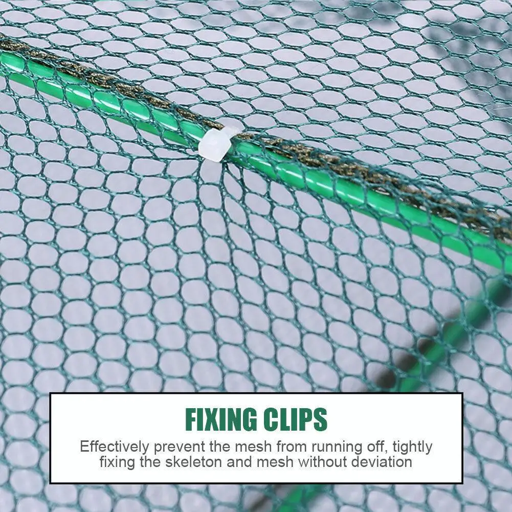 Foldable Fishing Nets 8 Holes 8 Sides 28.3 x 10.2in Upgrade Large Space  Folded Fishing Bait Trap For Fish/Crab/Shrimp - AliExpress