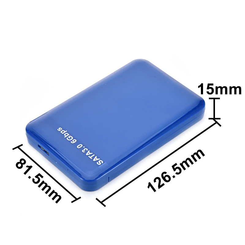 External HDD Case 2.5in USB SATA3.0 HDD Enclosure 2.5 Inches Hard Disk Enclosure Driver Free High Speed 6Gbps USB 3.0 SATA 3.0