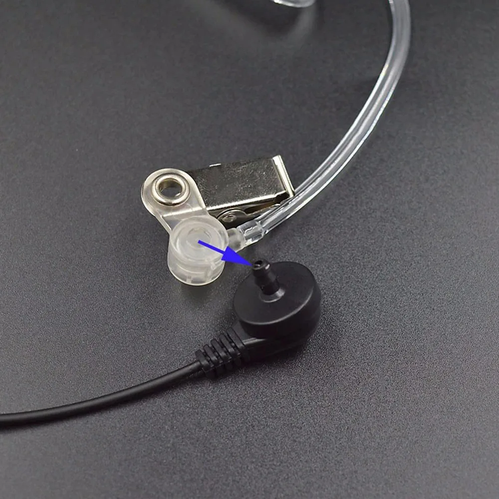 Tactical Acoustic Tube Earpieces K-Plug Bodyguard Communication Device Noise Cancelling Covert Listening Tools UV-5R BF-888S