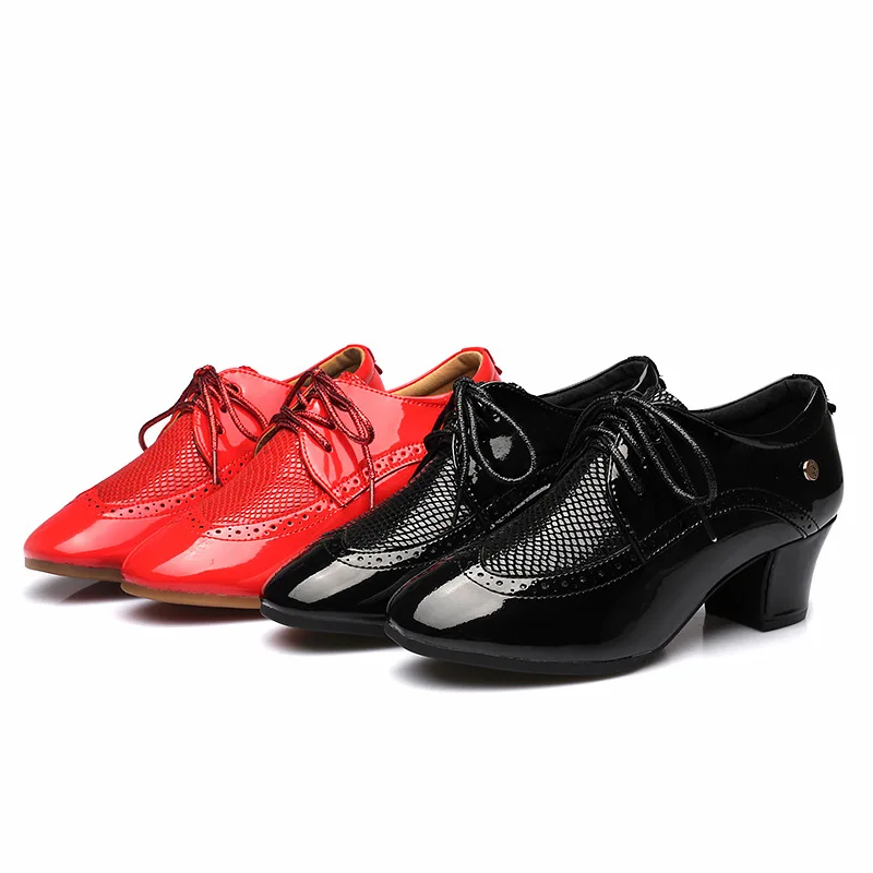 

Women Latin Dance Shoes Jazz Ballroom Salsa Dancing Shoes Woman High Heels Women's Training Modern Tango Dance Sneakers Female