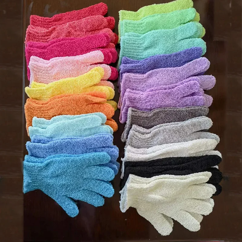 2pc Body Massage Sponge Shower Scrubber Bath Gloves Skin Bath Shower Wash Cloth Exfoliating Back Scrub Moisturizing Spa Supplies 6