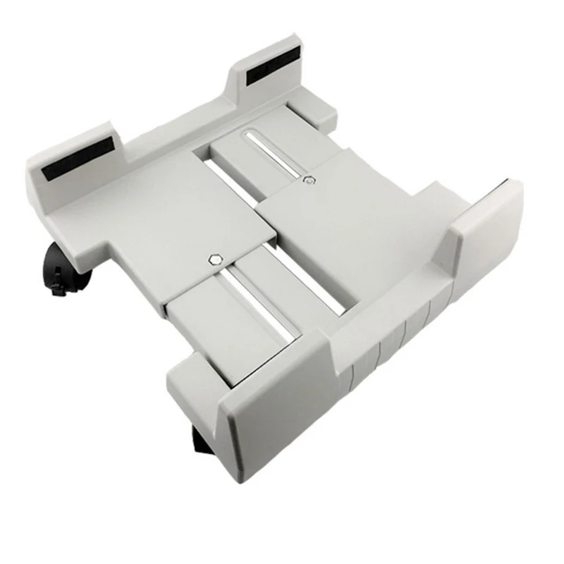 

Computer Tower Desktop CPU Holder Stand, Plastic CPU Rolling Stand, Adjustable Mobile Cart Holder with Locking Casters Wheels
