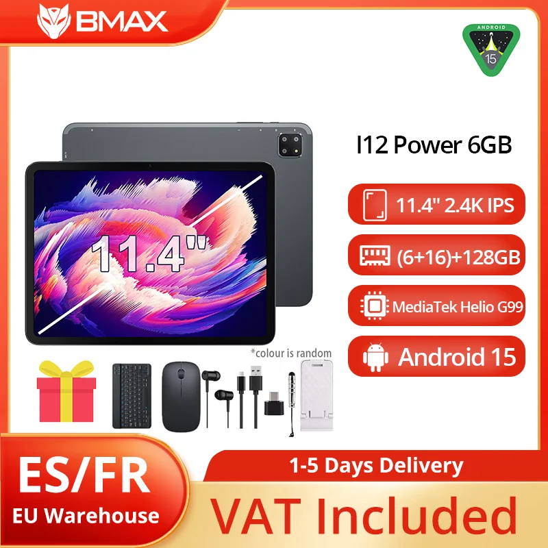 BMAX I12 Power Android 15 Tablet 11.4