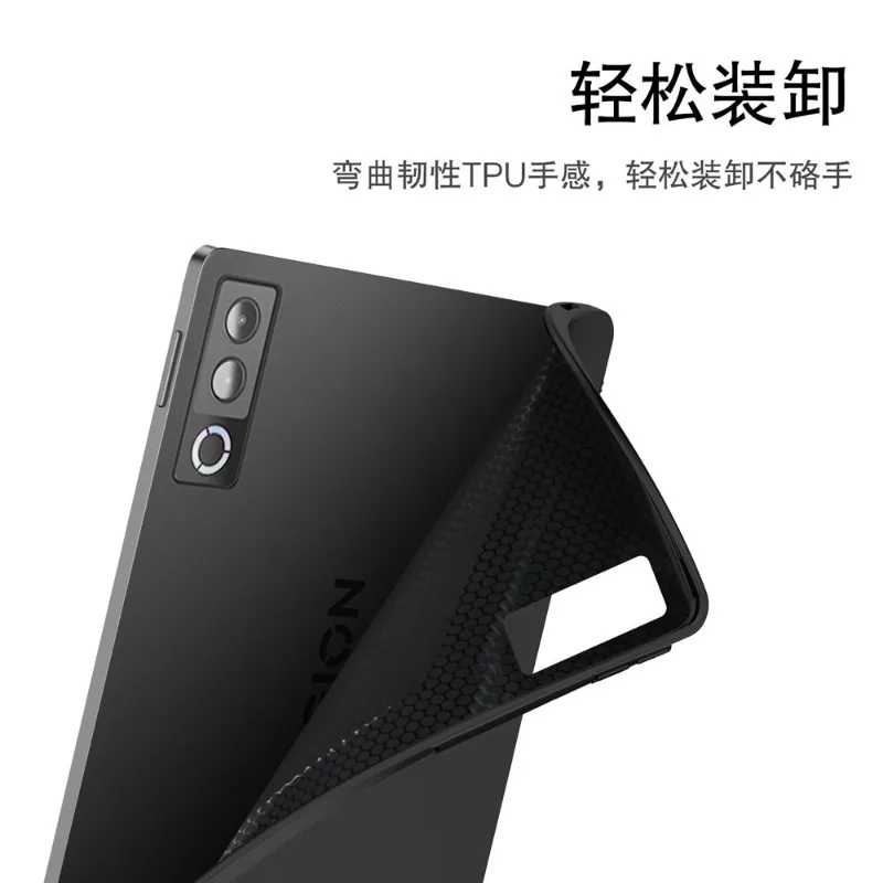 Black TPU Silicone Tablet Case - Soft Protective Cover