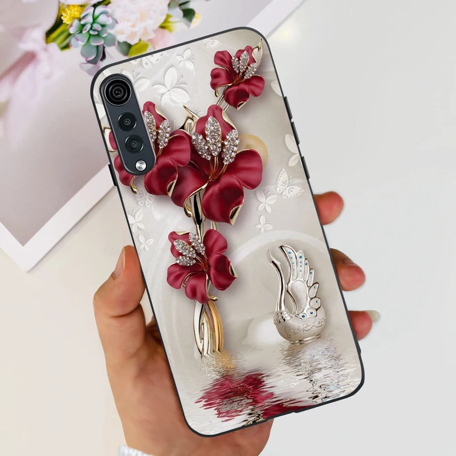 Stylish Painted Silicone Soft Phone Case - 6.8'' Bumper Cover, Compatible with LG Velvet 5G