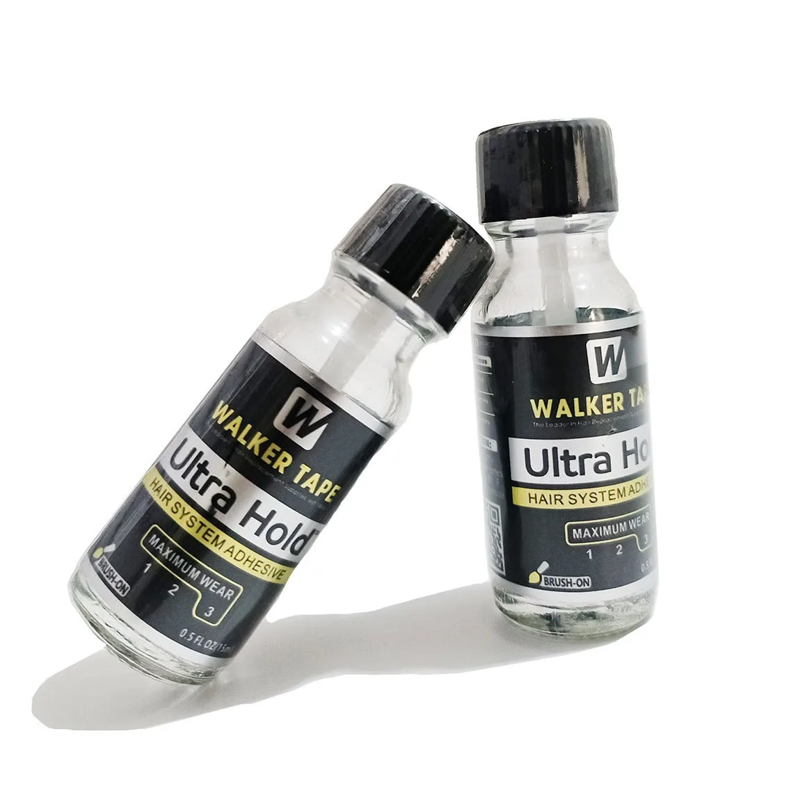 0.5oz/15ml Walker Tape Ultra Hold Lace Wig Glue Waterproof Transparent Lace Adhesive for Hair Replacement Brush-on Glue wig glue hair bonding glue lace wig glue