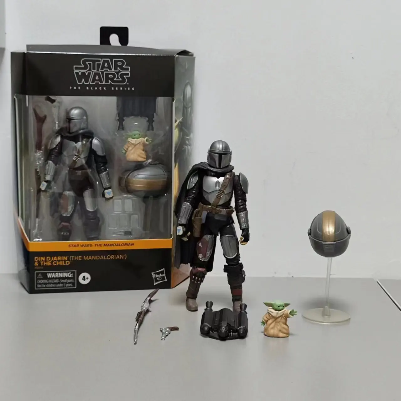 Star Wars Figures Black Series Figure Din Djarin The Mandalorian And The Child Baby Yoda Action Figure Model Toys Doll Gift