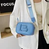 Pu Shoulder Bag Trendy And Personalized Solid Color Camera Bag Fashionable And Simple Portable Crossbody Bag 3