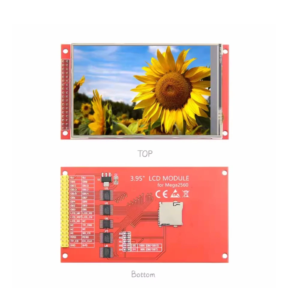 3.95 /4.0 인치 320*480 ILI9488 TFT 컬러 LCD 디스플레이 모듈 스크린 Arduino UNO Mega2560 8 비트 터치 패널