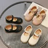2024 Spring Autumn Kids Soft Leather Shoes For Girl School Party Buckle Strap Girls Shoes 1