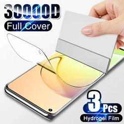 Pack of 3 HD Hydrogel Screen Protectors for Hydrogel Film (For Realme 9 Pro)