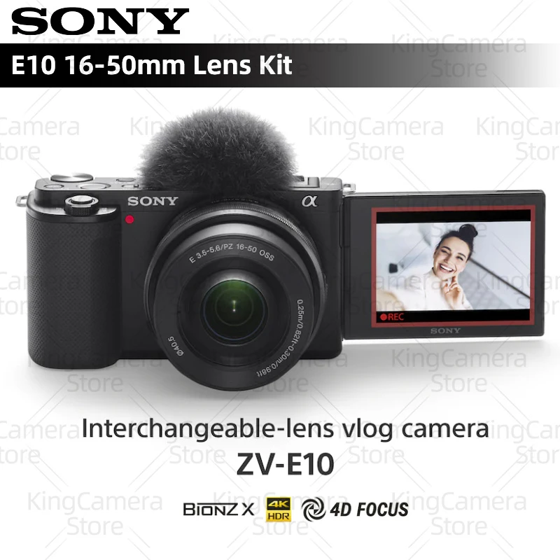 SONY ZV E10 / ZV E10L Alpha ZV E10 APS C Interchangeable Lens
